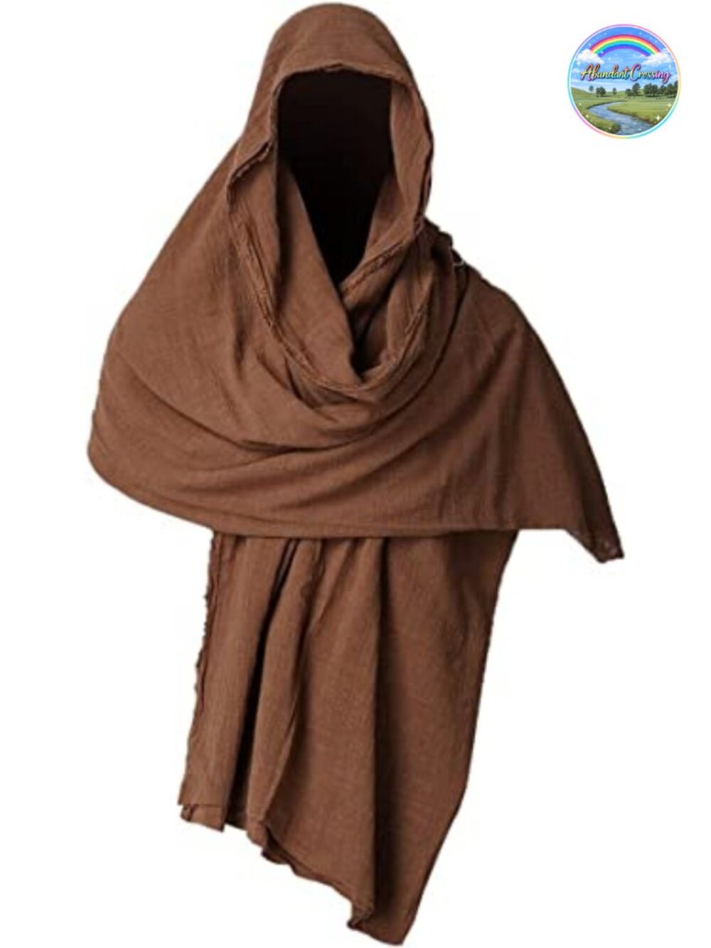 GRACEART Post Apocalyptic Shawl Scarf Shaman Cowl Medieval Costume Sash